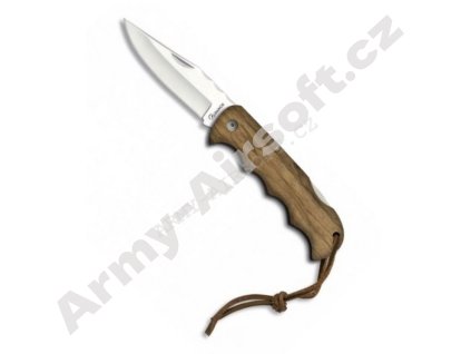 Nůž zavírací dřevěná rukojeť - Albainox  Army shop
