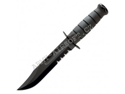 Nůž KA-BAR FIGHTING/UTILITY ozubené ostří ČERNÝ  Army shop