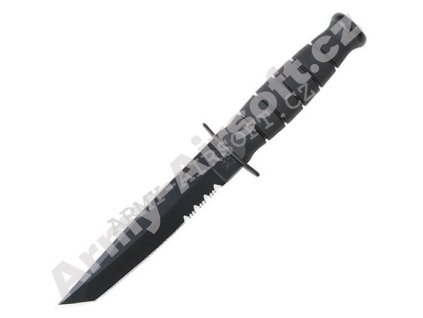 Nůž KA-BAR FIGHTING/UTILITY TANTO ozubené ostří ČERNÝ  Army shop