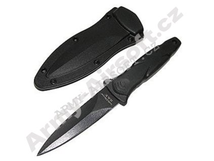 Nůž SMITH & WESSON H.R.T.3 pevná čepel včetně pouzdra ČERNÝ  Army shop
