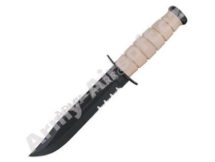 Nůž KA-BAR ozubené ostří DESERT  Army shop