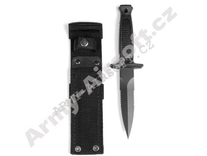 Nůž holenní BOOT ČERNÝ  Army shop