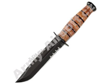 Nůž KA-BAR US ARMY ozubený ČERNÝ  Army shop