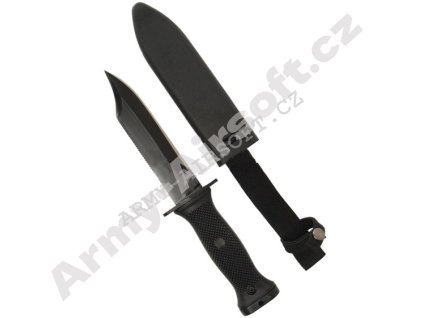 Nůž US NAVY MK3 s pouzdrem ČERNÝ  Army shop