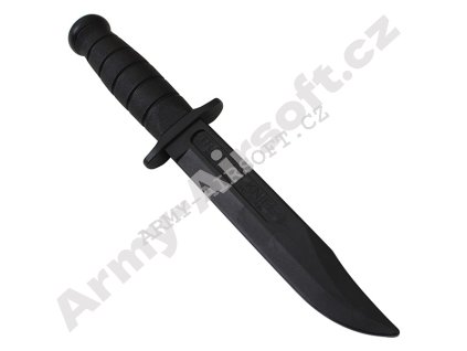 Nůž cvičný SEMPER FI gumový ČERNÝ  Army shop