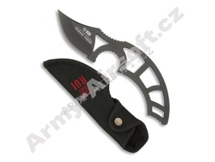 Nůž RUI Tactical 31933 s řetízkem na krk ČERNÝ  Army shop