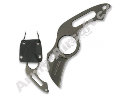 Nůž RUI Tactical 31849 s řetízkem na krk ČERNÝ  Army shop