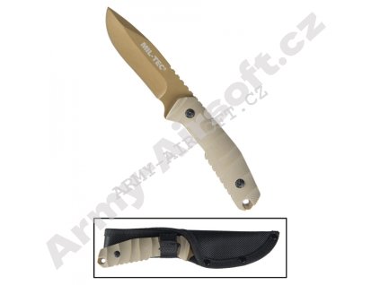 Nůž s pevnou čepelí 440/G10 DESERT  Army shop