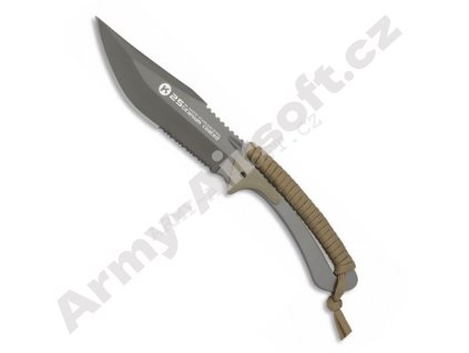 Nůž taktický pevná čepel paracord COYOTE - K25  Army shop