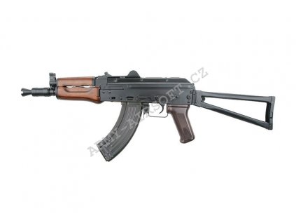 AK-74U (ASK205) - ocelové tělo, dřevo, MOS-FET - APS  Airsoft