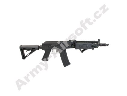 AK 74 Tactical, celokov (CM.040I) - černá, MP verze - CYMA  Airsoft