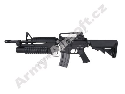 Colt M4A1 crane pažba + granátomet celokov - Specna Arms  Airsoft