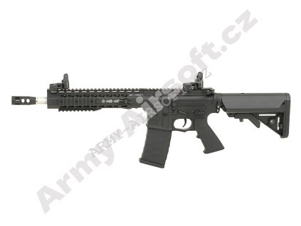 Colt M4 10” KeyMod SPYDER s MOS-FETem (ASR114), černá - APS  Airsoft