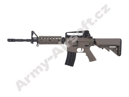 M4 R.I.S - celokov (CM007) - TAN  Airsoft