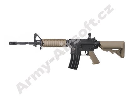 Colt M4 RIS Half-Tan SA-C03 CORE ABS s kovovým mechaboxem - Specna Arms  Airsoft