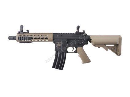 Colt M4 Key-Mod Half-Tan SA-C08 CORE ABS s kovovým mechaboxem - Specna Arms  Airsoft