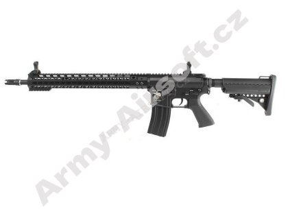 M4 MOTS 16,2" MUR s rychlou demontáží pružiny - černá (EC-825) -  Airsoft