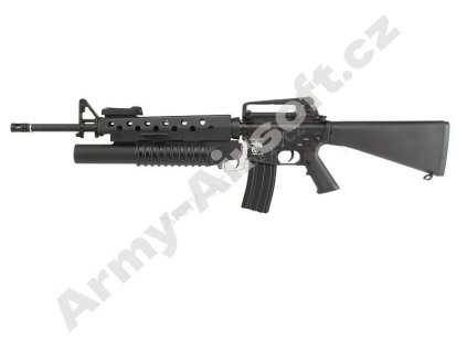 M16 A3 s granátometem M203 - černá (EC-702) -  Airsoft