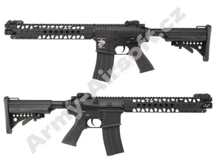 Airsoft zbraň M4 SNAKE MUR 12,5" MUR ,celokov - černá (EC-835) -  E&C  Airsoft