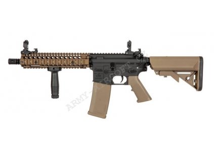 Airsoft zbraň Daniel Defense® MK18 SA-E19 EDGE™ Černá/Tan - Specna Arms  Airsoft