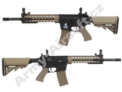 Airsoftová zbraň M4 KEYMOD MUR 10" Sportline BI-TON (Gen.2) - černo-TAN Airsoft