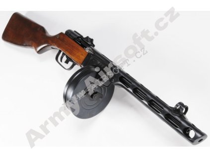 PPSh - El.blowback, celokov, pravé dřevo  Airsoft
