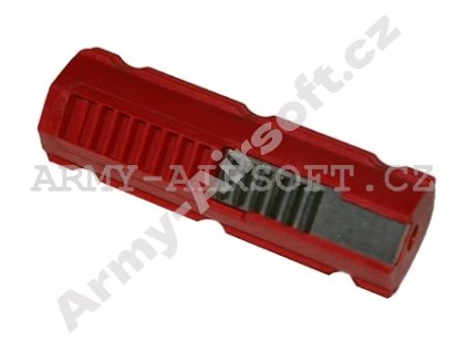 STTi píst - 6 kovových zubů červený  Airsoft