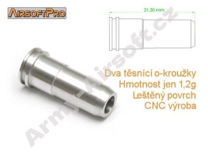 Airsoftpro hliníková univerzální tryska typ 4 - 21,5mm  Airsoft