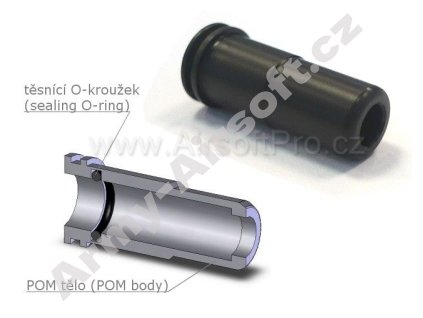 Airsoftpro POM tryska s těsněním pro G3 - 21,23mm  Airsoft