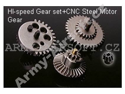 SRC vysokorychlostní set kol s CNC pastorkem  Airsoft