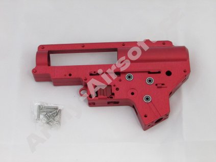CNC hliníkový skelet mechaboxu typ 2 + 8mm kul.ložiska - Shooter  Airsoft