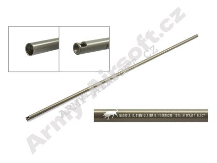 Mad Bull 6.01mm těsná hlaveň 509mm  Airsoft