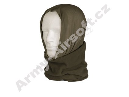Multifunkční šála Fleece Zelená - Mil-tec  Army shop