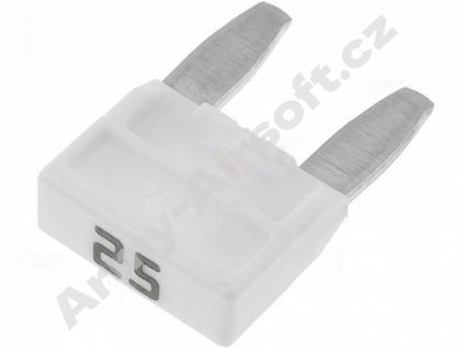 Plochá pojistka mini - 25A  Airsoft