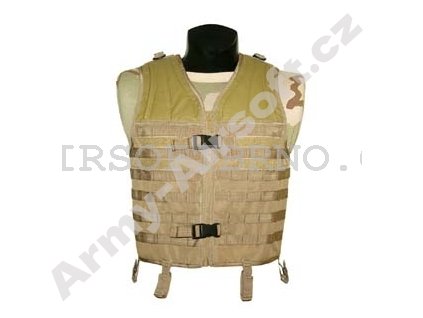 Taktická vesta MOLLE - MODULAR STYLE - COYOTE  Airsoft