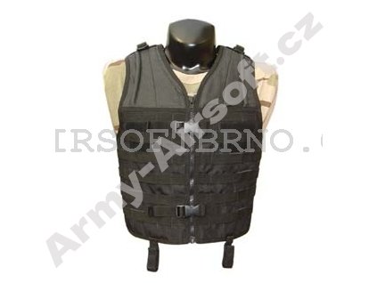 Taktická vesta MOLLE - MODULAR STYLE - ČERNÁ  Airsoft