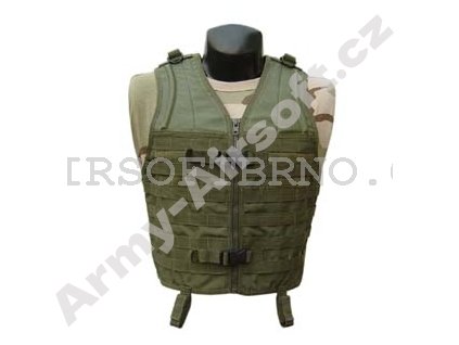 Taktická vesta MOLLE - MODULAR STYLE - OLIV  Airsoft