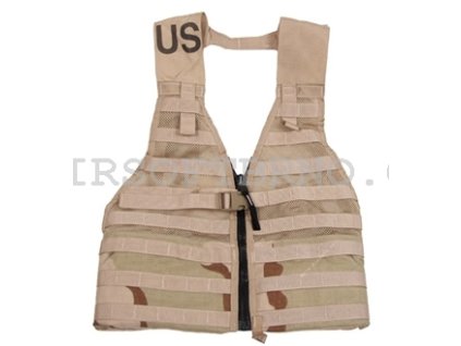 Taktická vesta US MOLLE II FLC 3Col. DESERT  Airsoft