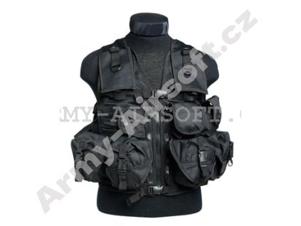 Taktická vesta 9 černá  Airsoft