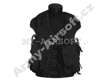 Taktická vesta MOLLE AK černá  Airsoft