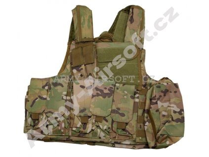 Taktická vesta MOLLE heavy Multicam Warrior  Airsoft