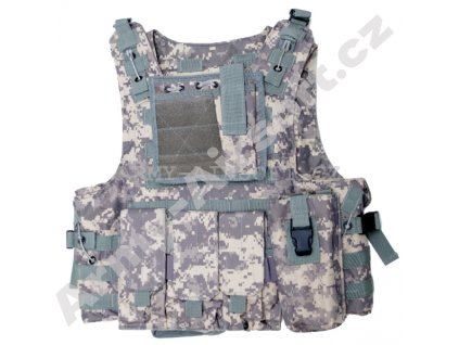Taktická vesta MOLLE wire+ ACU Warrior  Airsoft
