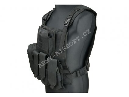 Taktická vesta Plate Carrier Harness - Black - ACM
