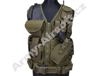 Taktická vesta modulární Olive - ACM  Airsoft