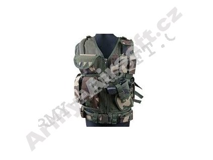 Taktická vesta modulární Woodland - ACM  Airsoft