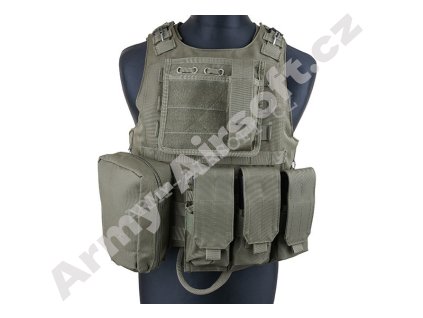 Taktická vesta AAV FSBE - Olive ACM  Airsoft