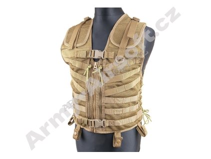Vesta taktická Mesh - TAN - ACM  Airsoft