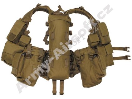 Taktická vesta 12 kapes Coyote  Airsoft