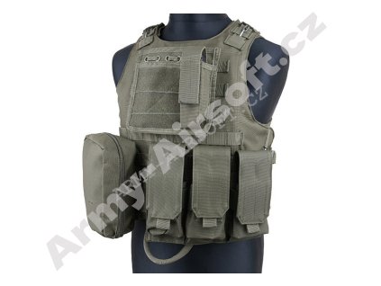 Taktická vesta AAV FSBE Campaign - Olive - ACM  Airsoft