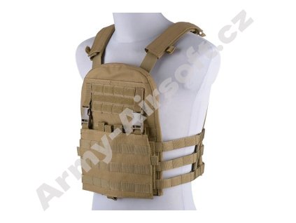 Taktická vesta Plate Carrier TAN - ACM  Airsoft